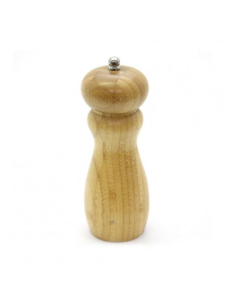 Мельница для перца, 15,5 см, с мет. механизмом, бамбук, Катунь. (15-110819)