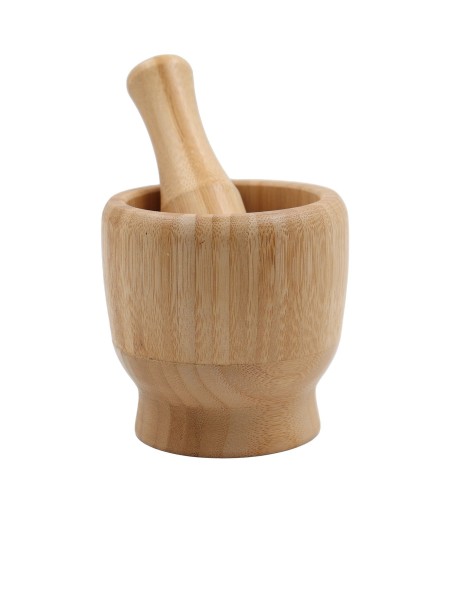 Ступка с пестиком, D10 см, H10 см, бамбук, Катунь. (15-110830)