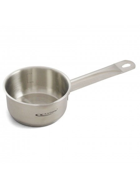 Сотейник 0,6 л, D-12 см, H-6 см, нержавеющая сталь, Катунь. (15-240124)