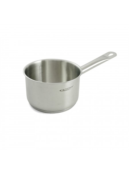 Сотейник 1,8 л, D-16 см, H-10 см, с крышкой, нержавеющая сталь, Катунь. (15-240129)