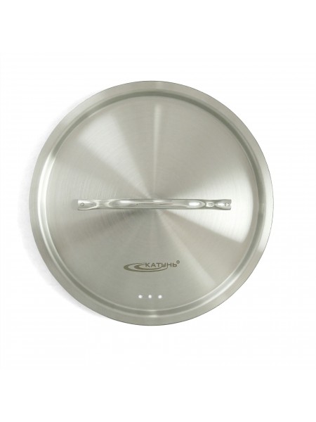 Сотейник 1,8 л, D-16 см, H-10 см, с крышкой, нержавеющая сталь, Катунь. (15-240129)