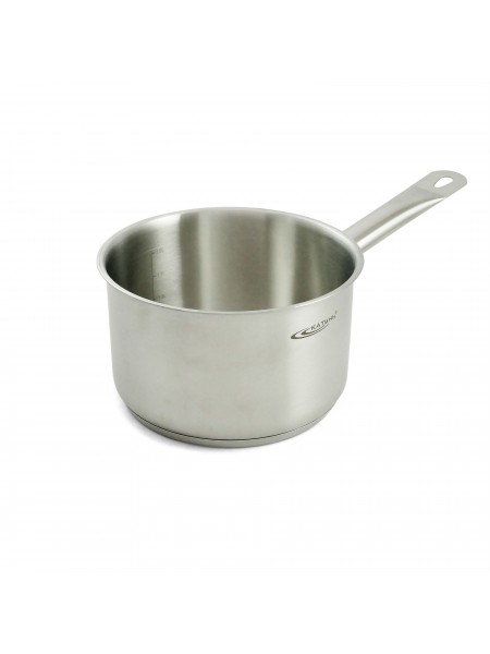 Сотейник 2,6 л, D-18 см, H-11 см, с крышкой, нержавеющая сталь, Катунь. (15-240130)