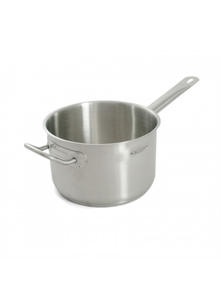 Сотейник 3,7 л, D-20 см, H-12,5 см, с крышкой, нержавеющая сталь, Катунь. (15-240131)