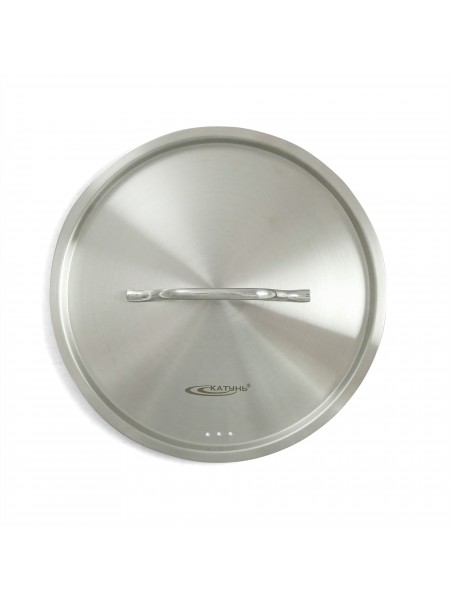 Сотейник 4,8 л, D-22 см, H-13,5 см, с крышкой, нержавеющая сталь, Катунь. (15-240132)