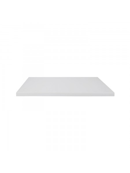 Белая кухонная поварская разделочная доска профессиональная, 50х35х1,8 см, полипропилен, Luxstahl. (1500-01)