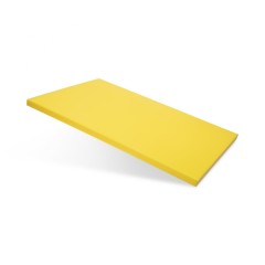 Желтая кухонная поварская разделочная доска профессиональная, 50х35х1,8 см, полипропилен, Welshine. (1504-01) (1504-01)
