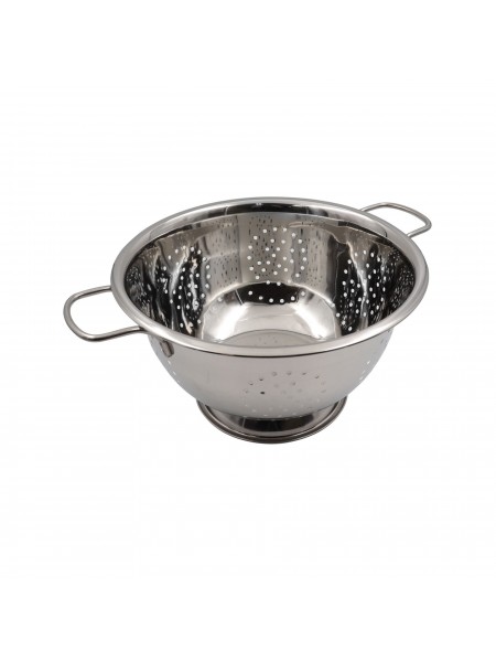 Дуршлаг кухонный c 2 ручками на подставке, D-28 см, H-15,5см, нержавеющая сталь, WAS. (1510280)