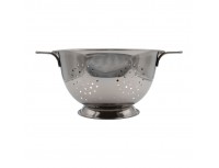 Дуршлаг кухонный c 2 ручками на подставке, D-28 см, H-15,5см, нержавеющая сталь, WAS. (1510280)