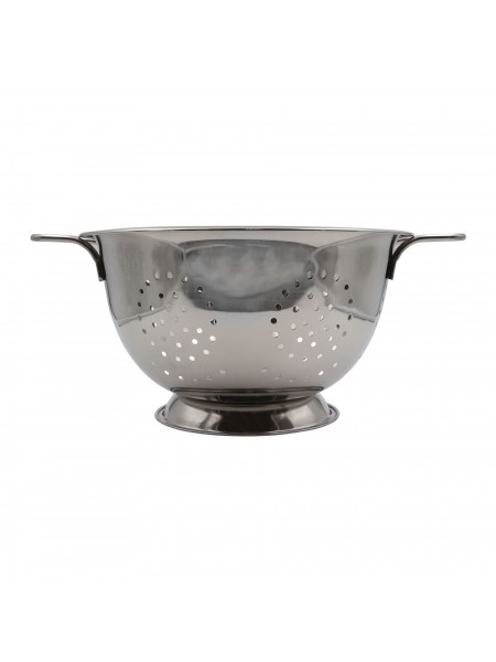 Дуршлаг кухонный c 2 ручками на подставке, D-28 см, H-15,5см, нержавеющая сталь, WAS. (1510280)
