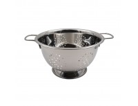 Дуршлаг кухонный c 2 ручками на подставке, D-28 см, H-15,5см, нержавеющая сталь, WAS. (1510280)