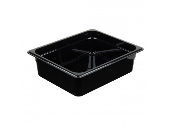 Гастроемкость 1/2-100 (32х26х10 см) цвет черный, поликарбонат, Dali Group. (152100)
