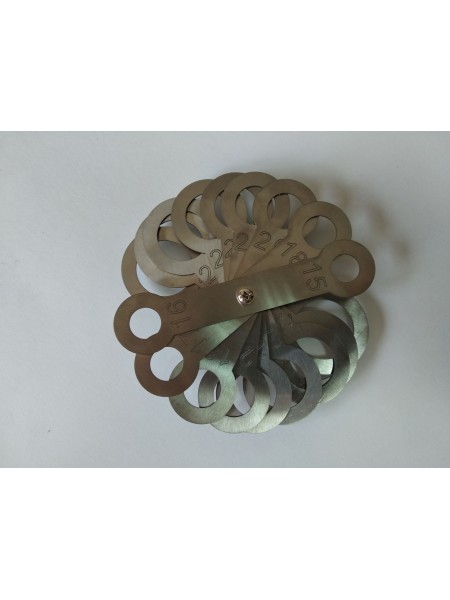 Калибратор веерный для ягод и фруктов, 18 колец, 15-32 мм, шаг 1 мм, нерж.сталь, АСК. (1532-18)