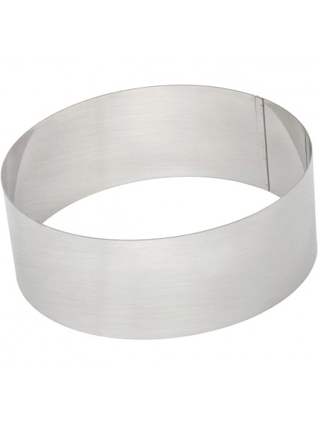 Кольцо кондитерское для торта, гарнира, 16х9 см, нержавеющая сталь, Luxstahl. (160902)