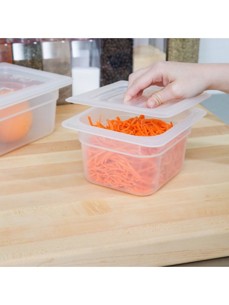 Крышка для гастроемкости 1/6 полипропилен, Dali Group. (166000)