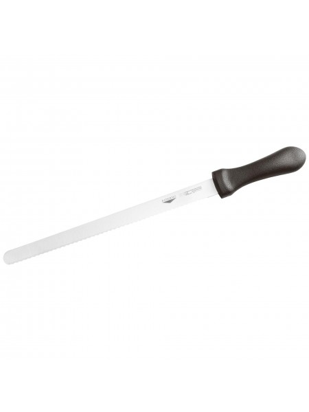 Нож кондитерский профессиональный, с волнистым лезвием, 30 см, ручка пластик, Paderno. (18029-30)