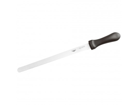 Нож кондитерский профессиональный, с волнистым лезвием, 30 см, ручка пластик, Paderno. (18029-30)