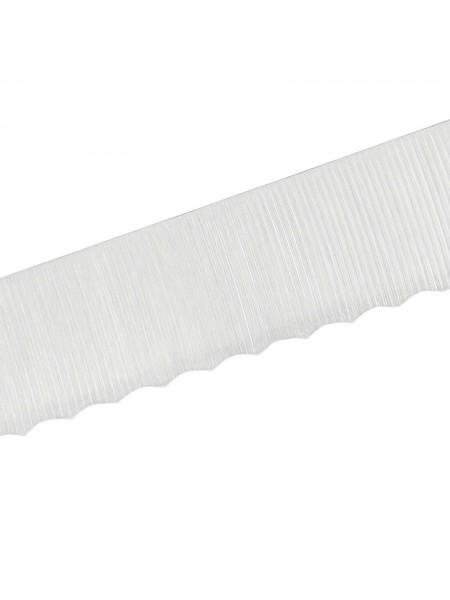 Нож кондитерский профессиональный, с волнистым лезвием, 35 см, ручка пластик, Paderno. (18029-36)