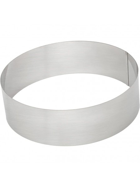 Кольцо кондитерское для торта, гарнира, 18х9 см, нержавеющая сталь, Luxstahl. (180902)