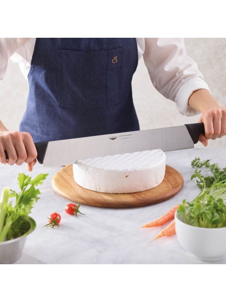 Профессиональный двуручный нож для резки твердого сыра, 36 см, Paderno. (18201-36)