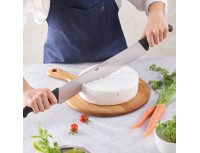 Профессиональный двуручный нож для резки твердого сыра, 36 см, 2 ручки, Paderno. (18201-36)