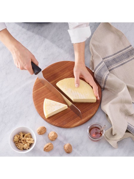 Профессиональный нож для резки сыра, 26 см, ручка черная пластик, Paderno. (18203-26)