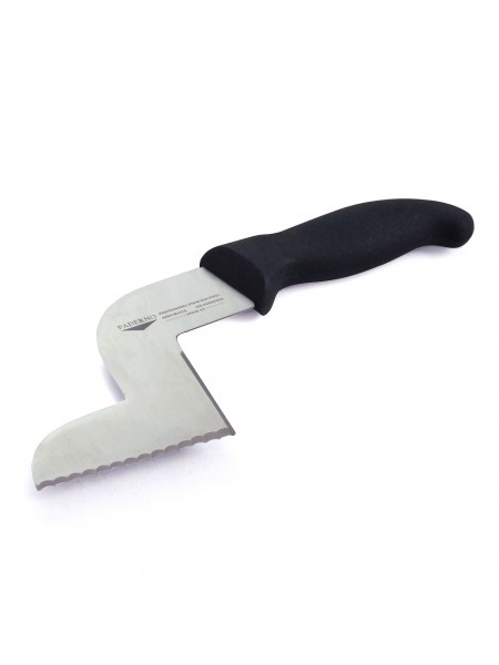 Нож кондитерский профессиональный, с волнистым лезвием, 13,5 см, ручка пластик, Paderno. (18215-13)