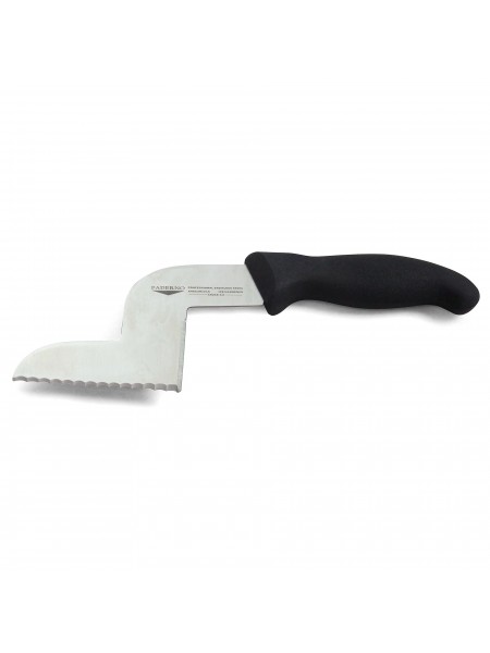 Нож кондитерский профессиональный, с волнистым лезвием, 13,5 см, ручка пластик, Paderno. (18215-13)