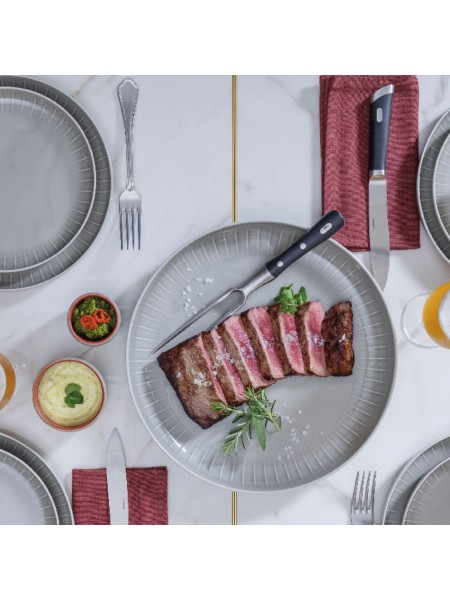 Вилка поварская для мяса транжирная, 17 см, нержавеющая сталь, Paderno. (18230-17)