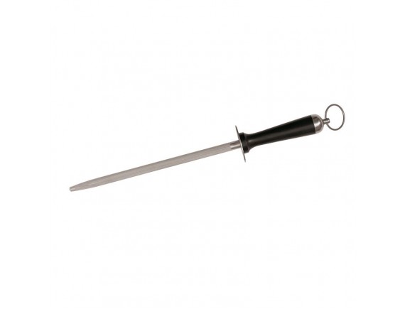 Мусат круглый профессиональный для заточки ножей, стальной, 30 см, Paderno. (18235-30)