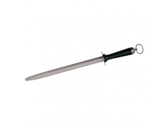 Мусат круглый профессиональный для заточки ножей, стальной, 30 см, Paderno. (18236-30)