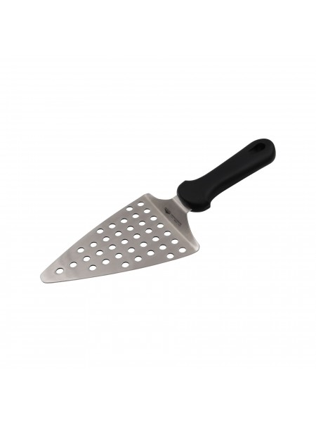 Лопатка треугольная для пиццы, перфорированная, раб.пов. 16х12 см, общая длина 32 см, Paderno. (18301-01)