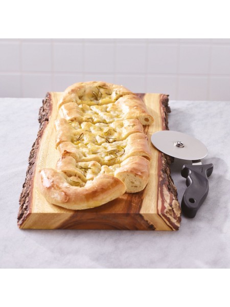 Профессиональный кухонный нож для резки пиццы и теста, роликовый, 10 см, Paderno. (18324-10)