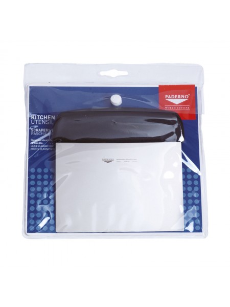 Скребок кондитерский, 16х12 см, нерж.сталь, Paderno. (18501-01)