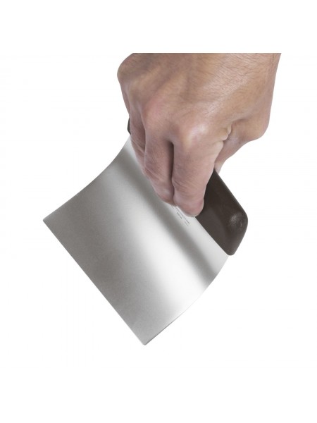 Скребок кондитерский, 12х9,5 см, гибкий, нерж.сталь, Paderno. (18501-02)