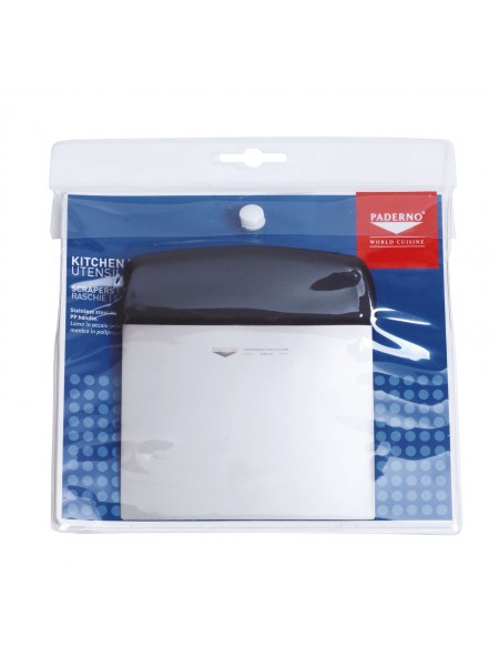 Скребок кондитерский, 12х9,5 см, гибкий, нерж.сталь, Paderno. (18501-02)