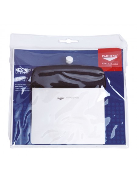 Скребок кондитерский, 12х9,5 см, нерж.сталь, Paderno. (18501-04)