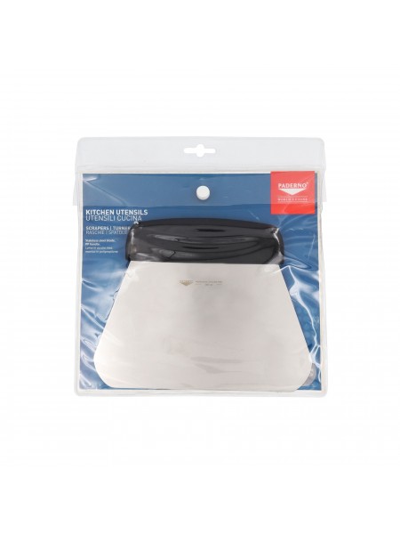 Скребок кондитерский, 19,5х11 см, нерж.сталь, Paderno. (18501-05)