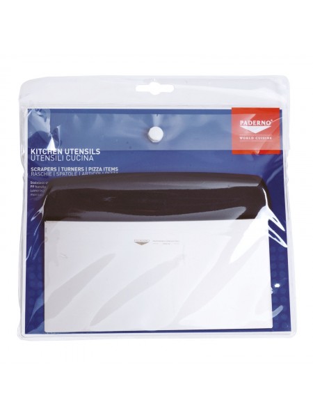 Скребок кондитерский, 18х9 см, нерж.сталь, Paderno. (18502-18)