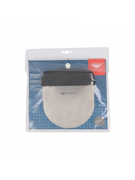 Скребок кондитерский, 12х10 см, нерж.сталь, Paderno. (18503-12)