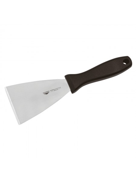 Кондитерский шпатель треугольный кухонный, 8х12cм, нержавеющая сталь, Paderno. (18520-08)