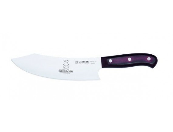Профессиональный поварской барбекю нож PremiumCut, 20 см, ручка Rocking Chef, Giesser. (1900 s 20 rc)