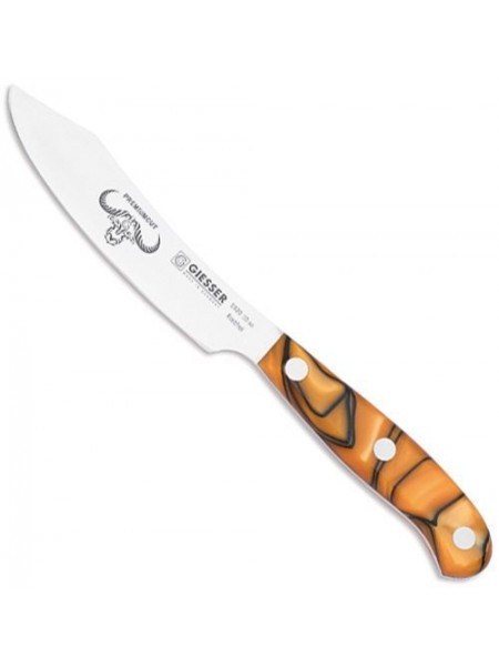 Профессиональный поварской нож для мяса PremiumCut, 10 см, ручка Spicy Orange, Giesser. (1920 s 10 so)