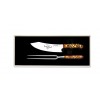 Поварской набор для барбекю PremiumCut, из 2 позиций, шеф нож 20 см и вилка, ручка Spicy Orange, Giesser. (1997 2 so)