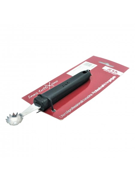 Нож для удаления плодоножки томатов, D-2 см, L-14,5 см, нержавеющая сталь, ручка пластик, Ilsa. (20040000IVV)