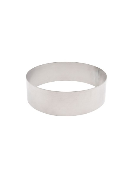 Кольцо для торта кондитерское, гарнира, 20х6 см, нержавеющая сталь, VTK. (200602)