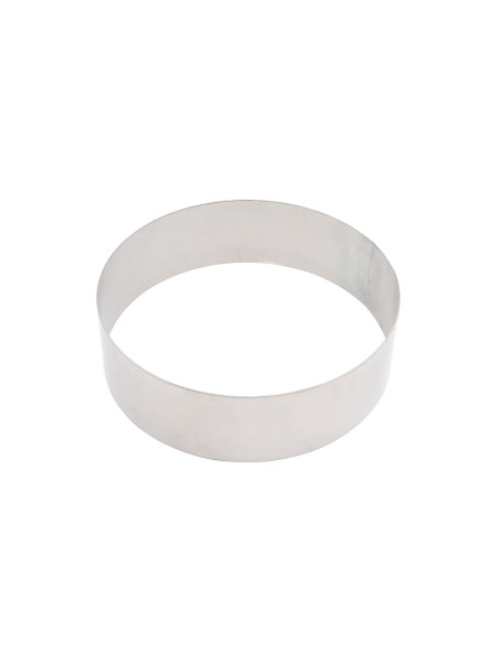 Кольцо для торта кондитерское, гарнира, 20х6 см, нержавеющая сталь, VTK. (200602)