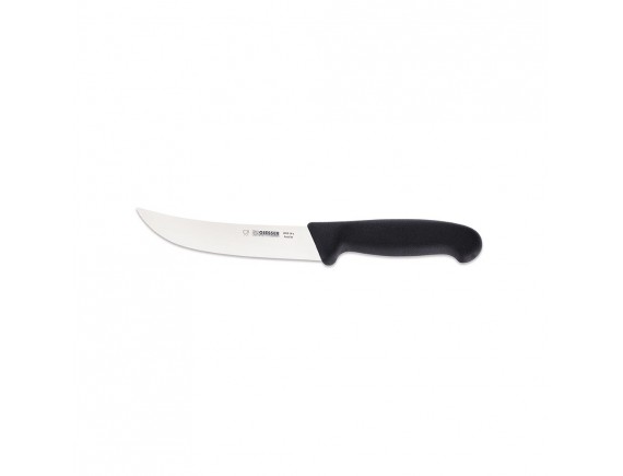 Нож для разделки мяса профессиональный, 16 см, ручка TPE черная, Giesser. (2015 16)