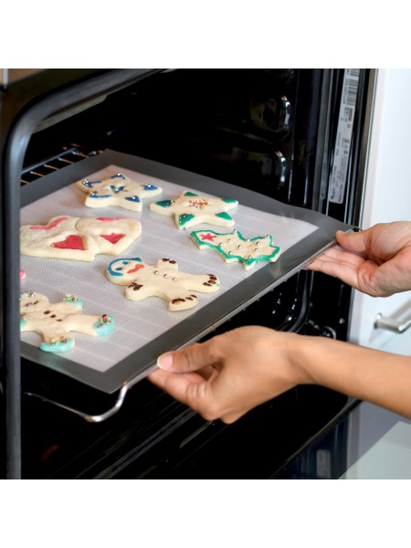 Коврик силиконовый для выпечки, 52х31,5 см (1/1), Silikomart. (202000)