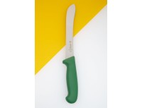 Нож профессиональный разделочный, шкуросъемный, 18 см, ручка TPE зеленая, Giesser. (2105 18 gr)