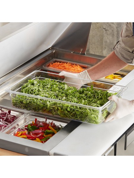 Гастроемкость 1/1-100 (53х32х10 см), поликарбонат, Welshine. (2114)